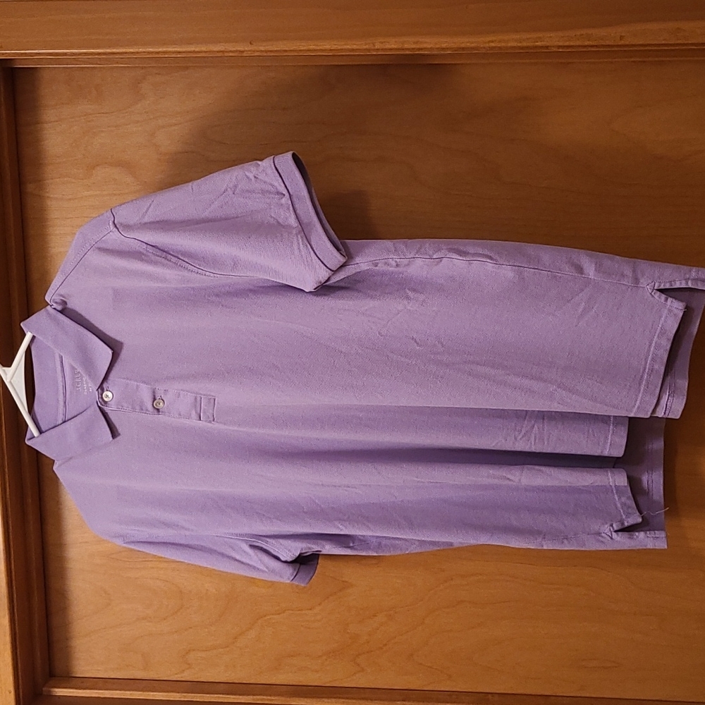Light purple j crew polo